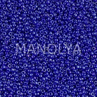 15-91945 MIYUKI SEEDBEADS OPAQUE COBALT LUSTER
