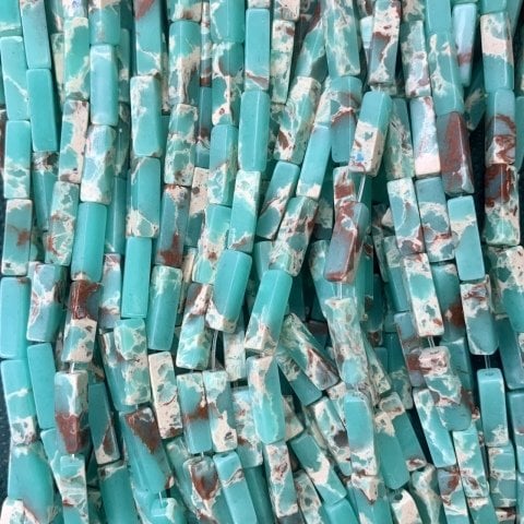 4,5x13mm. TURKUAZ&KAHVE ÇUBUK VARİSİT TAŞI