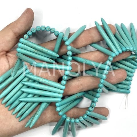 4,4cm. DİKEN TURKUAZ