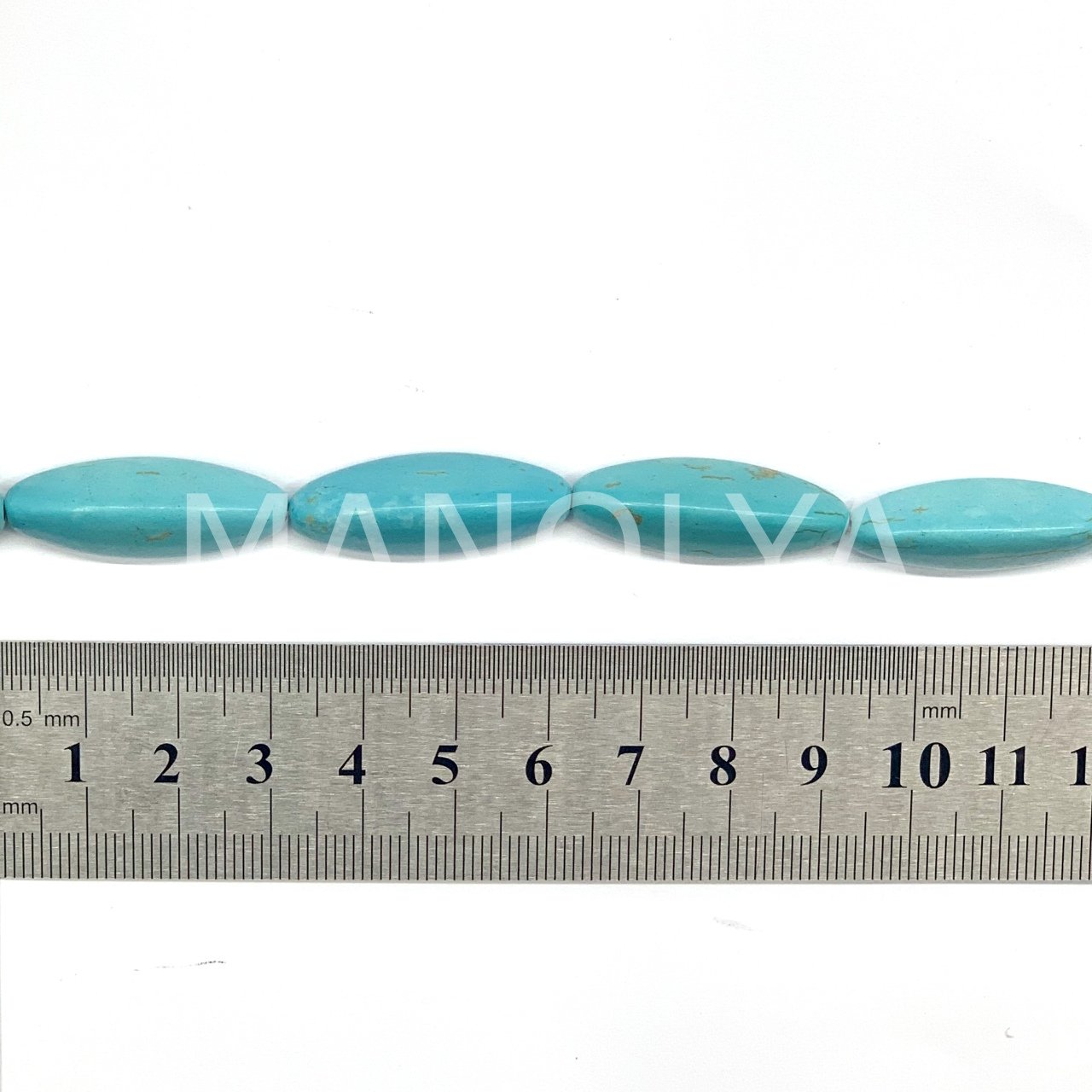 3x1cm. KÖŞELİ SİLİNDİR TURKUAZ