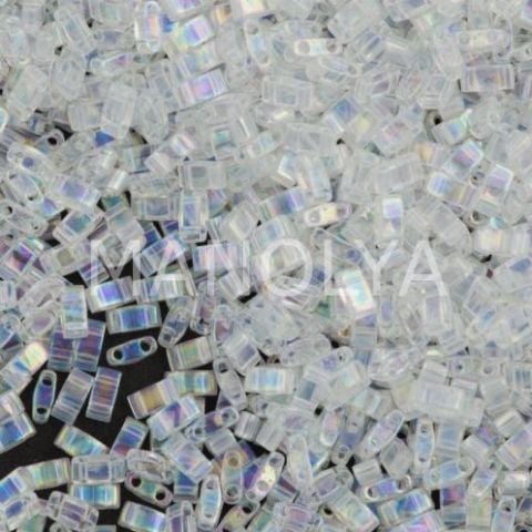 HTL250 Miyuki Half Tila Crystal AB (Yarım Tila 250)