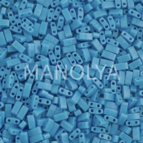 HTL413 Miyuki Half Tila Opaque Light Blue (Yarım Tila 413)