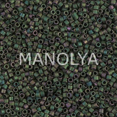 DB327-DELICA BD MATT MTLC TEAL IRIS