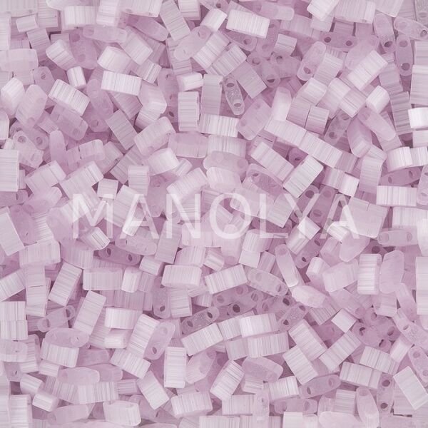 HTL2564 Miyuki Half Tila Silk Pale Lavender Satin (Yarım Tila 2564)