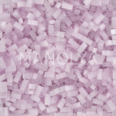 HTL2564 Miyuki Half Tila Silk Pale Lavender Satin (Yarım Tila 2564)