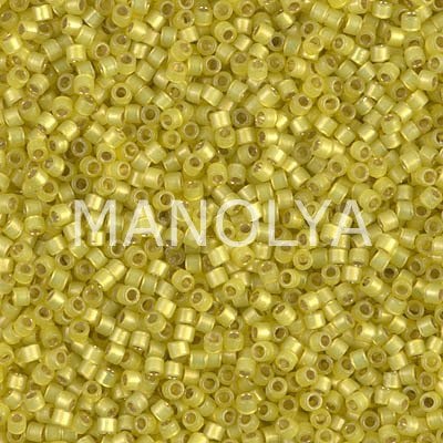 DB2187-MIYUKI 11/0 DELICA S/L DURACOAT S/F CITRON