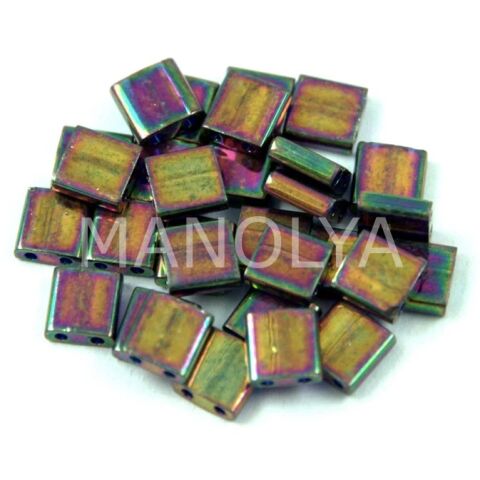 TL1893 Miyuki Tila Plum Gold Luster (Tam Tila 1893)