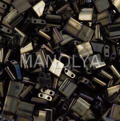 TL458 Miyuki Tila Metallic Brown Iris (Tam Tila 458)