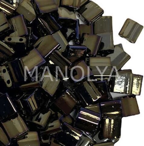 TL458 Miyuki Tila Metallic Brown Iris (Tam Tila 458)