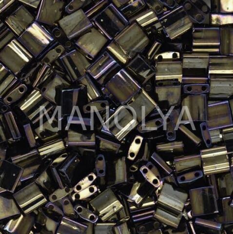 TL458 Miyuki Tila Metallic Brown Iris (Tam Tila 458)