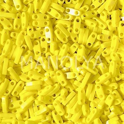 QTL404 Miyuki Quarter Tila Opaque Yellow (Çeyrek Tila 404)