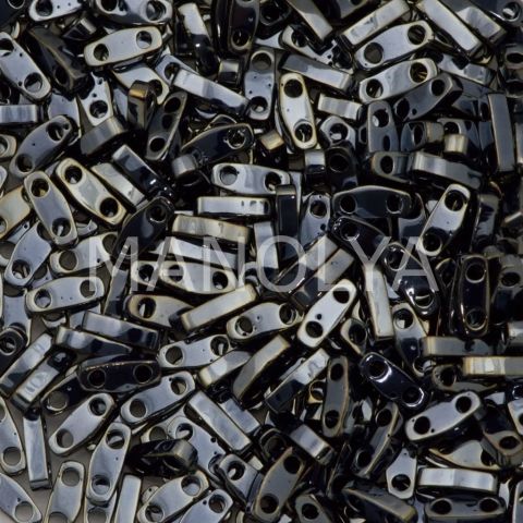 QTL464 Miyuki Quaeter Tila Light Gunmetal (Çeyrek Tila 464)