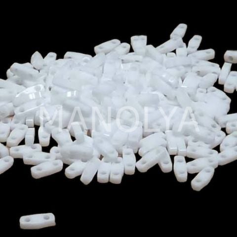 QTL402 Miyuki Quarter Tila Opaque White (Çeyrek Tila 402)